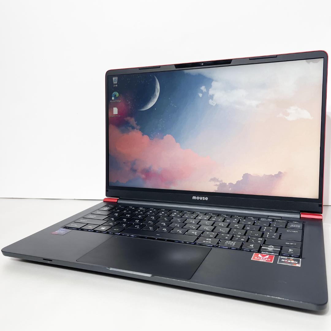 mouse Ryzen5 フルHD14インチ SSD512GB メモリ16GB
