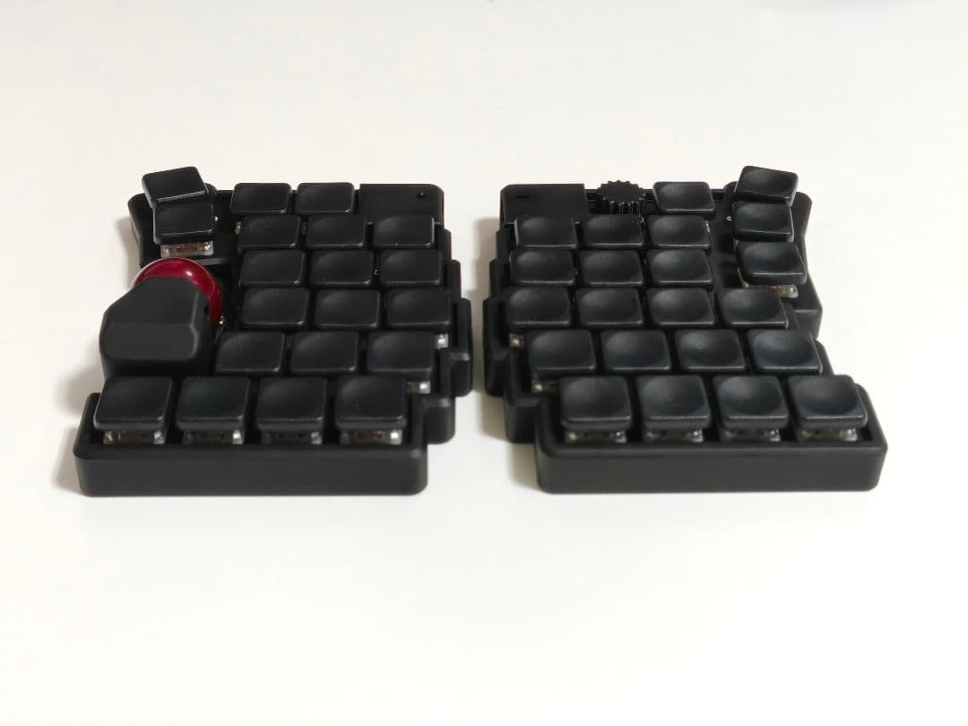 Glove43tb 完成品 低背トラボ ロープロファイル 無線接続 ブラック