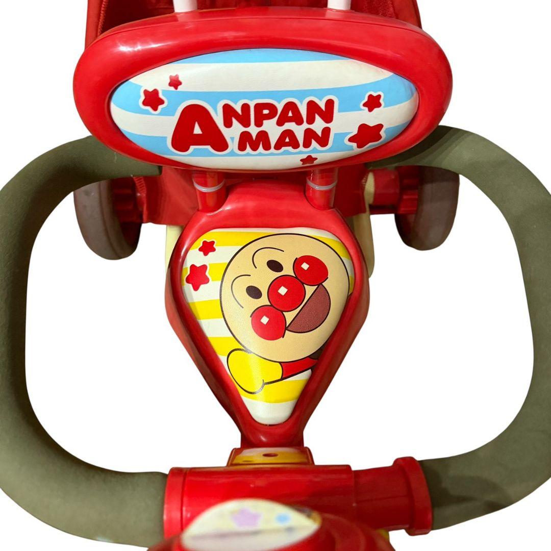 【アンパンマン】 三輪車 それいけ！アンパンマン デラックスII レッド 赤