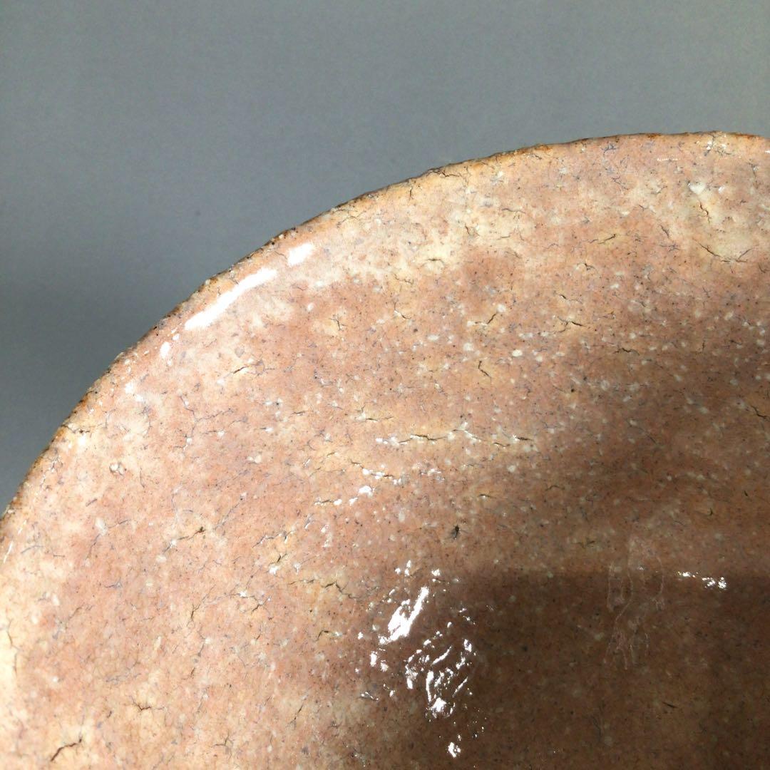 Ｐ７１０　茶碗　『萩焼』『味舌隆司造』『大徳寺　高橋悦道　箱書』　共箱　茶道具