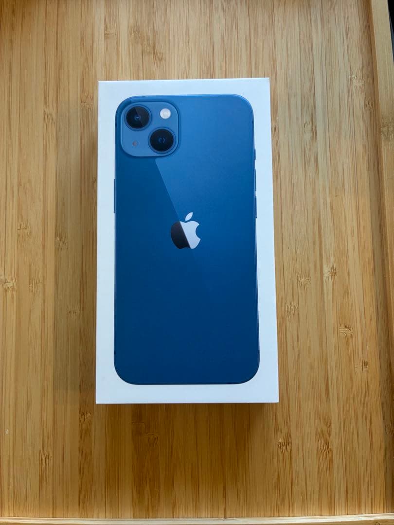 Apple iPhone 13 青色 本体と箱付き