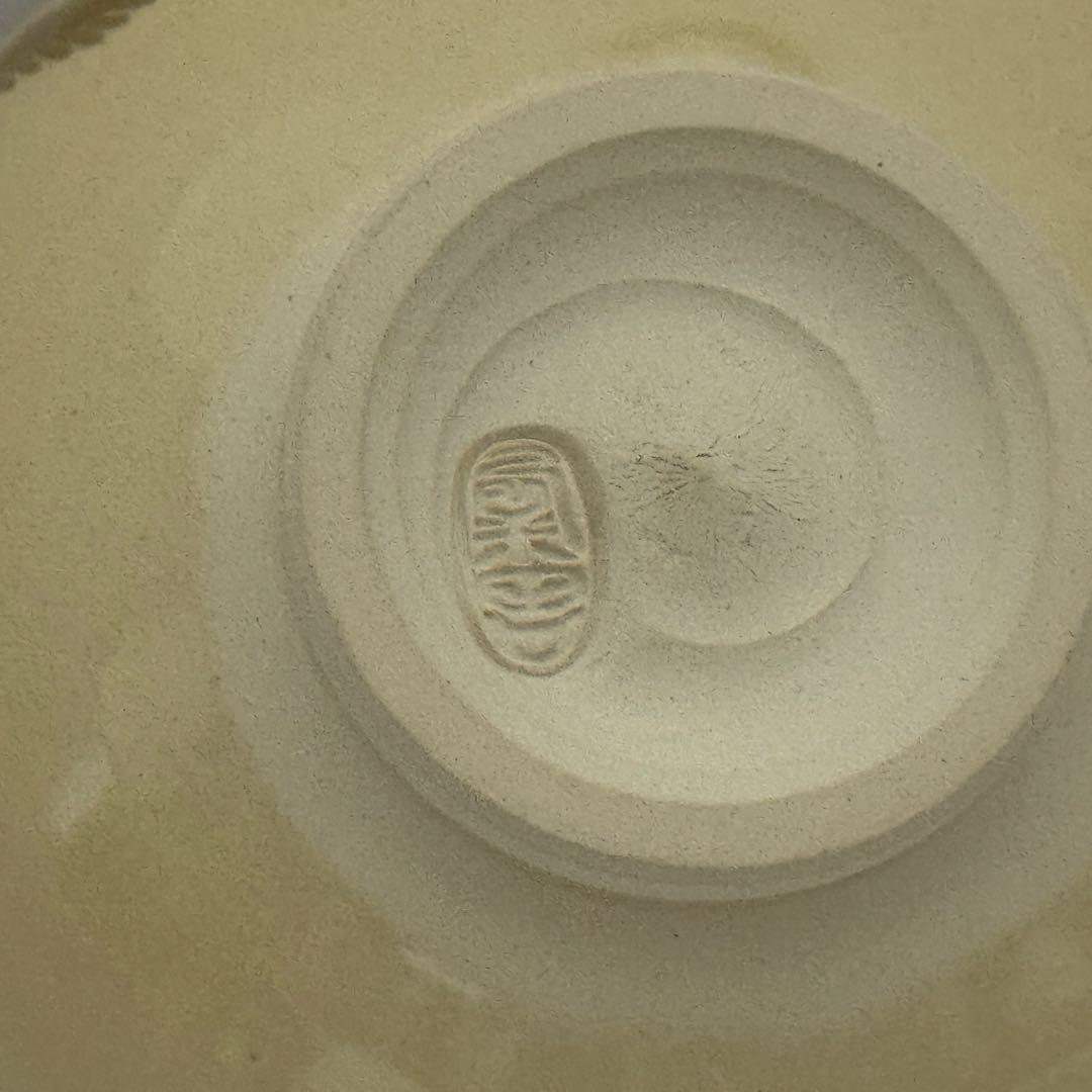 茶道 茶碗 鍵屋 粟田焼 安田浩人 鳳凰絵茶碗 未使用 共箱 茶道具