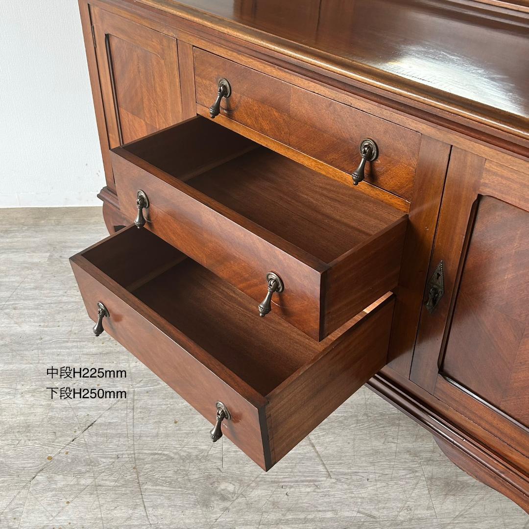 イギリス アンティーク 家具 ミラーバックサイドボード 1930年頃 610A