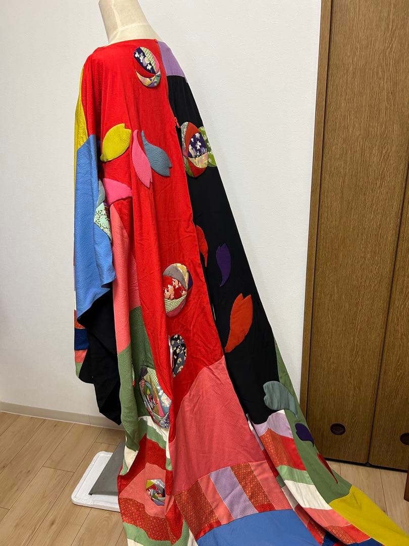 多色パッチワーク　イベント　和風ドレス　DECO JAPAN