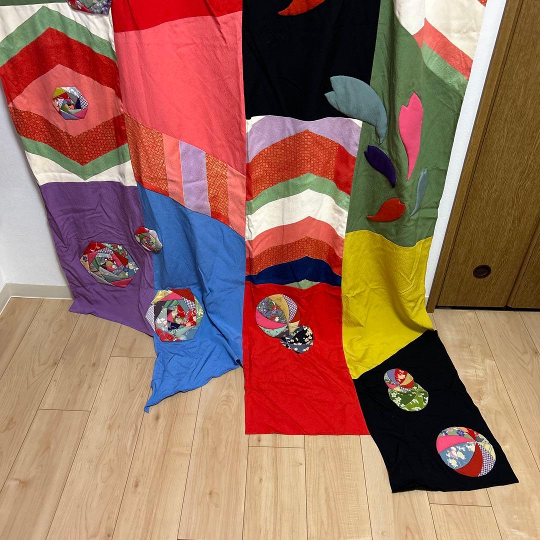 多色パッチワーク　イベント　和風ドレス　DECO JAPAN