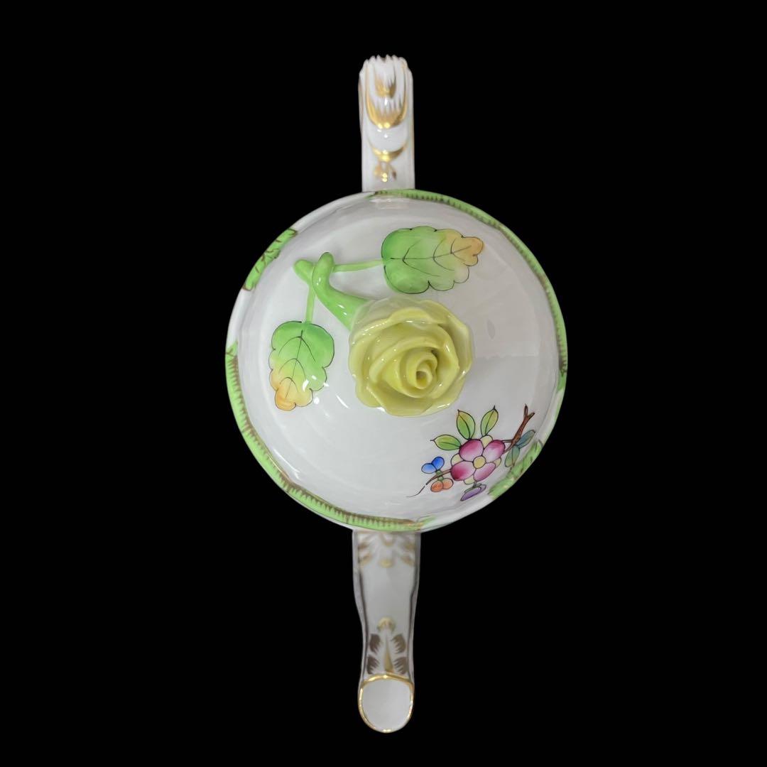 HEREND ヴィクトリアブーケ ティーポット