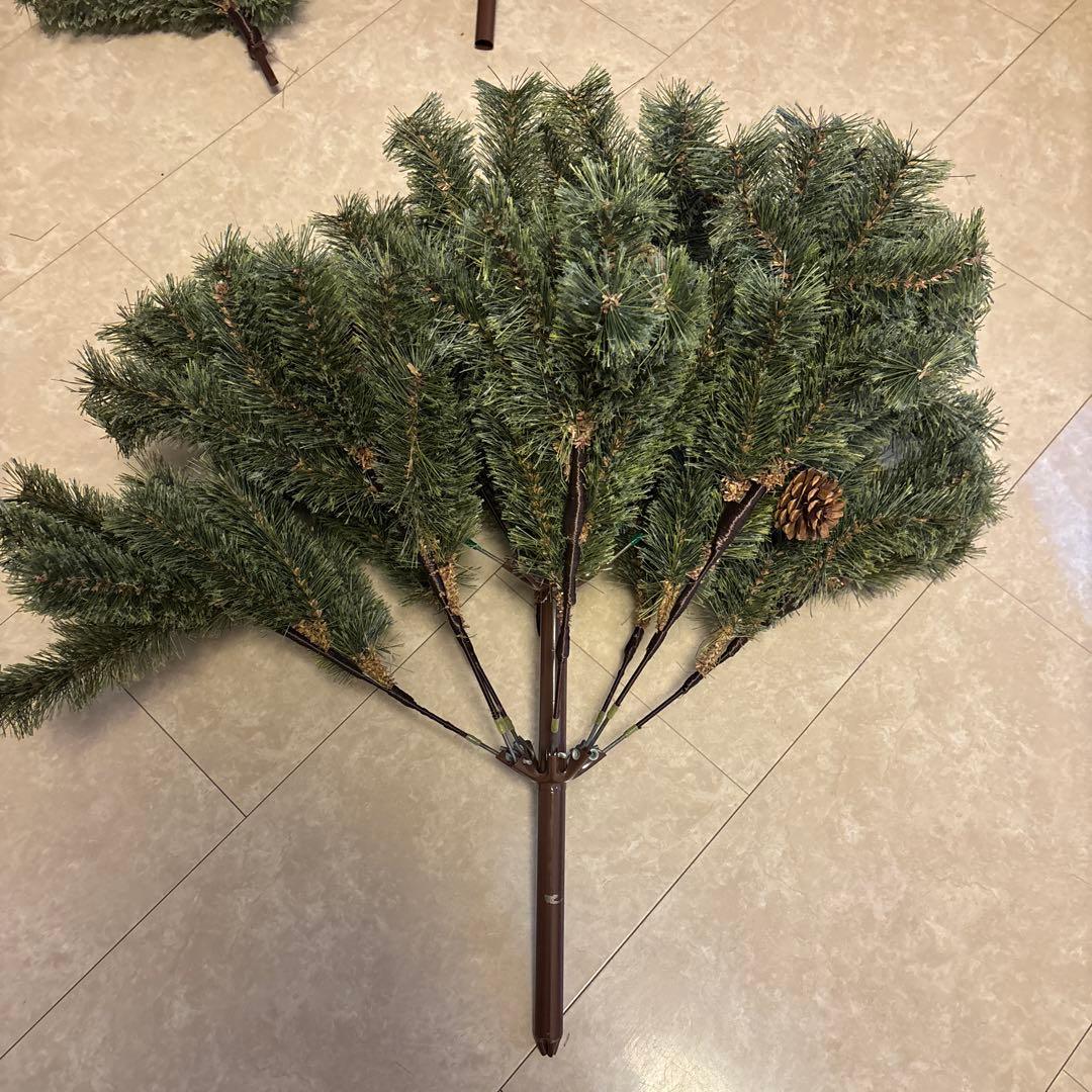 Alsace クリスマスツリー 180cm 松ぼっくり付き