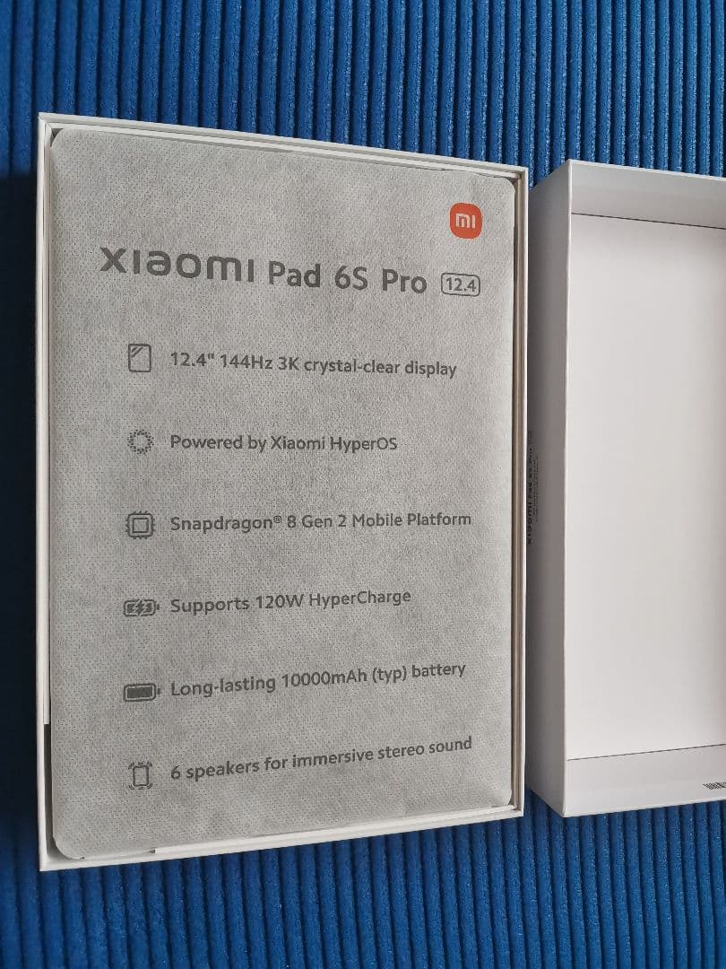 美品シャオミ Pad 6S Pro12.4タブレット8G+256G(価格交渉可)