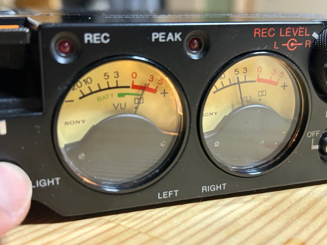 【美品】動作確認済　ソニーデンスケ TC-D5M、純正ACアダプター、説明書付き