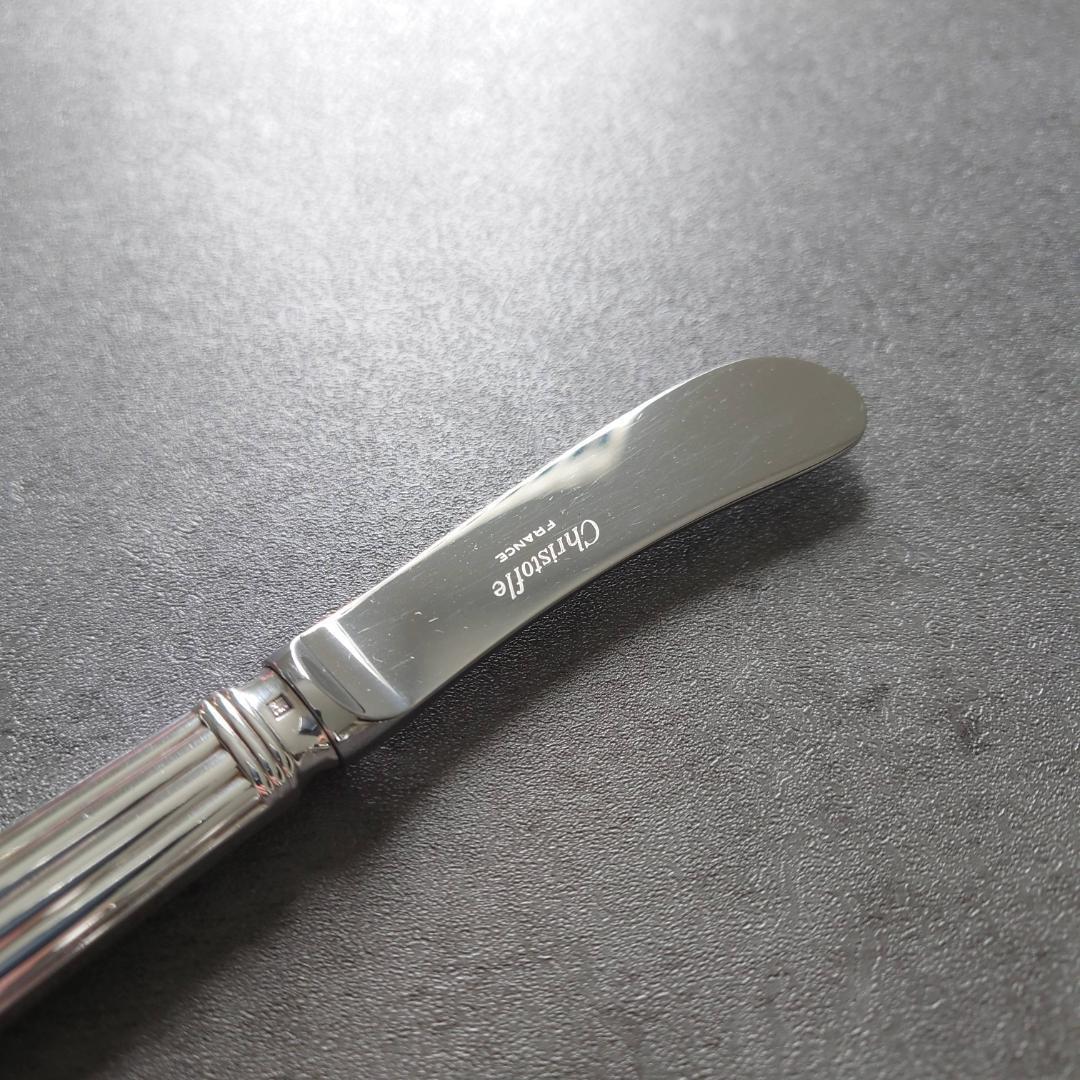 希少 美品 クリストフル アリア バターナイフ 1点