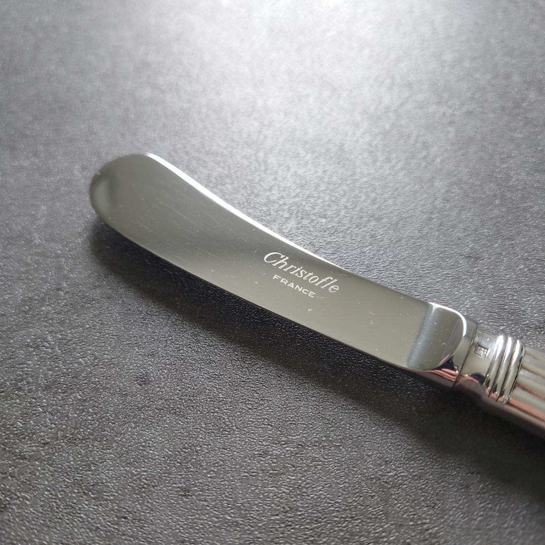 希少 美品 クリストフル アリア バターナイフ 1点