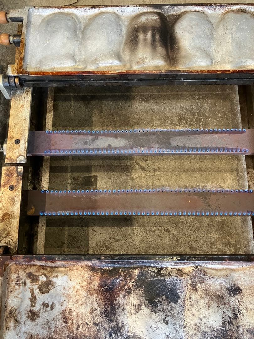 LPガス たい焼き器 5匹×2連 鯛焼き器/厨房機器/業務用