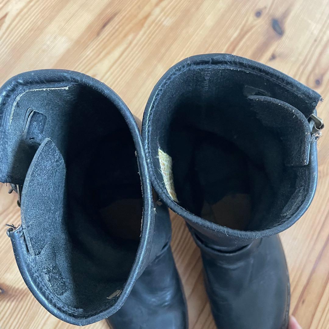 希少 廃盤 Hawkins エンジニアブーツ ワークブーツ ブラック レザー