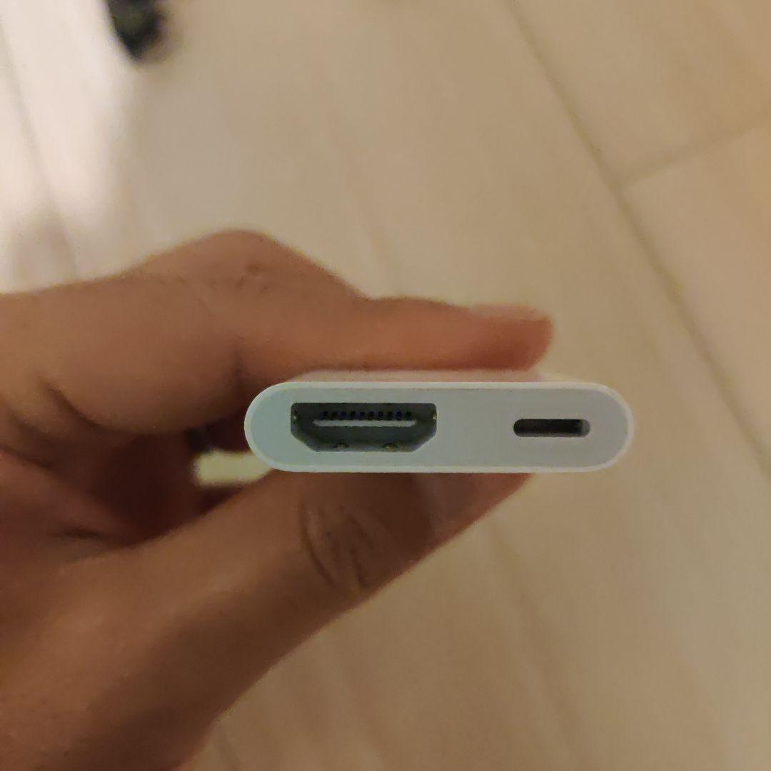 lightningtoHDMIケーブル