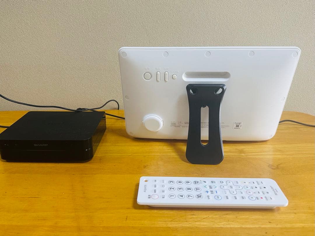 【美品】SHARP AQUOS▪️2T-C12AF ポータブル液晶カラーテレビ