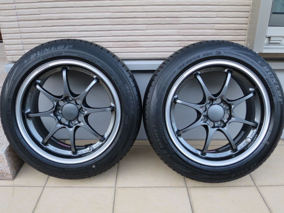 RAYS CE28CR 15インチ7JJ＋ダンロップルマンV185/55R15