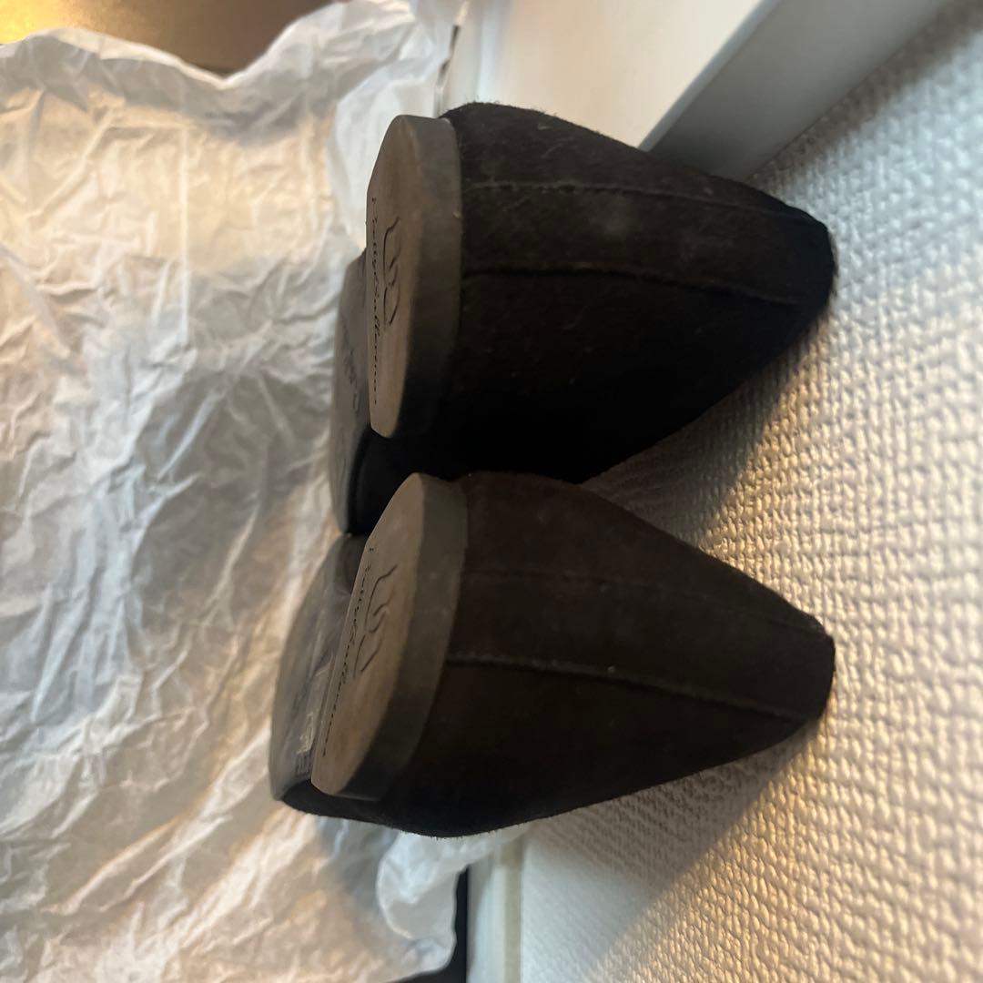 【プリティバレリーナ】2018年秋冬 フラットシューズ ハートモチーフ　24.5