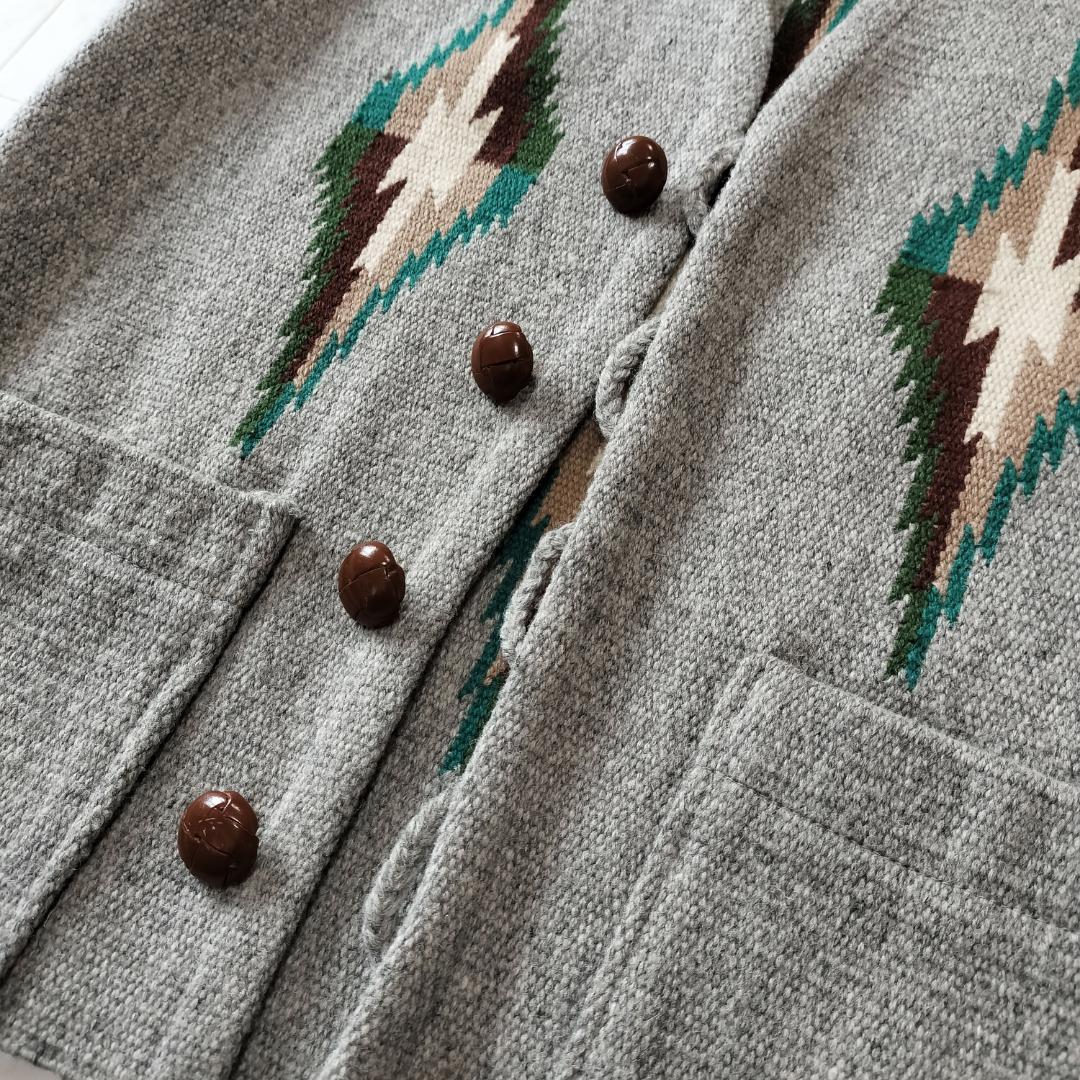 美品 オルテガ 人気カラーグレー 38 スクエアフロントチマヨベスト ポケット