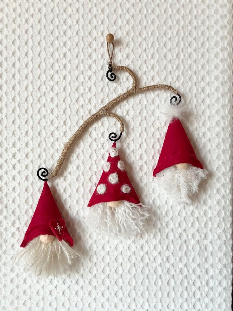 iku様おまとめ用 クリスマスリース　05 匿名配送　サンタクロース