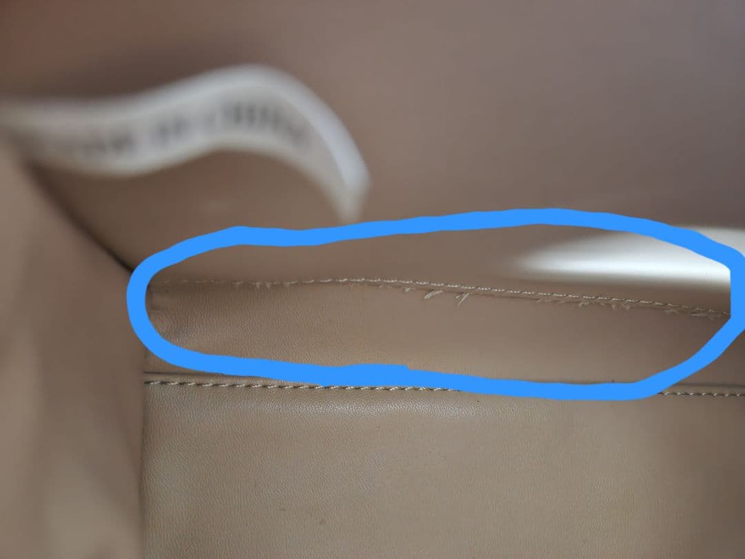 東京百花　シロリネ　本革　2wayショルダーバッグ　ホワイト