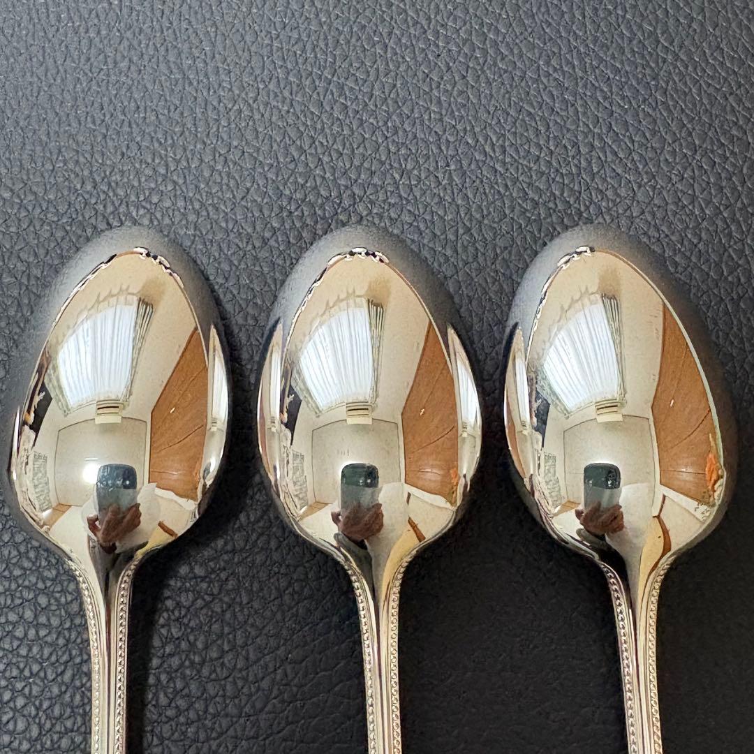 美品クリストフル　パール　コーヒースプーン12点