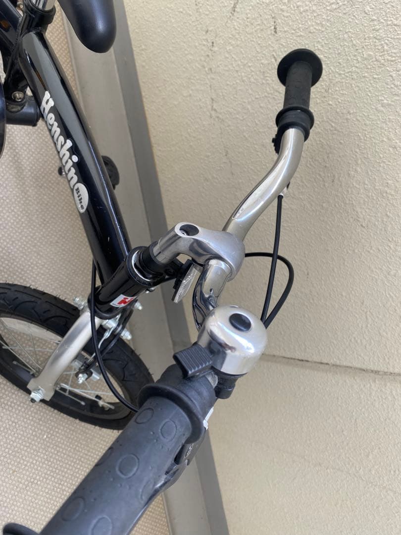 へんしんバイク【hensin】×14限定カラー黒【自転車】キッズ14インチ