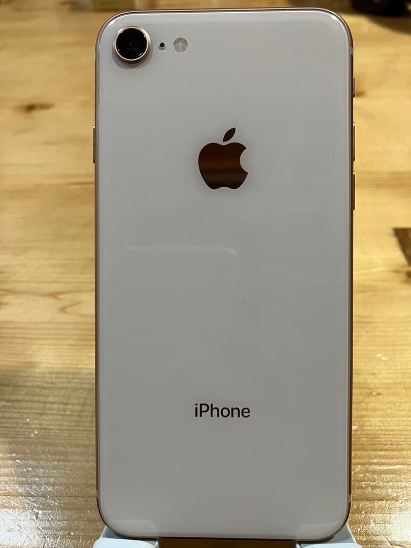 【超美品】iPhone8 ゴールド simフリー 64GB バッテリー100%
