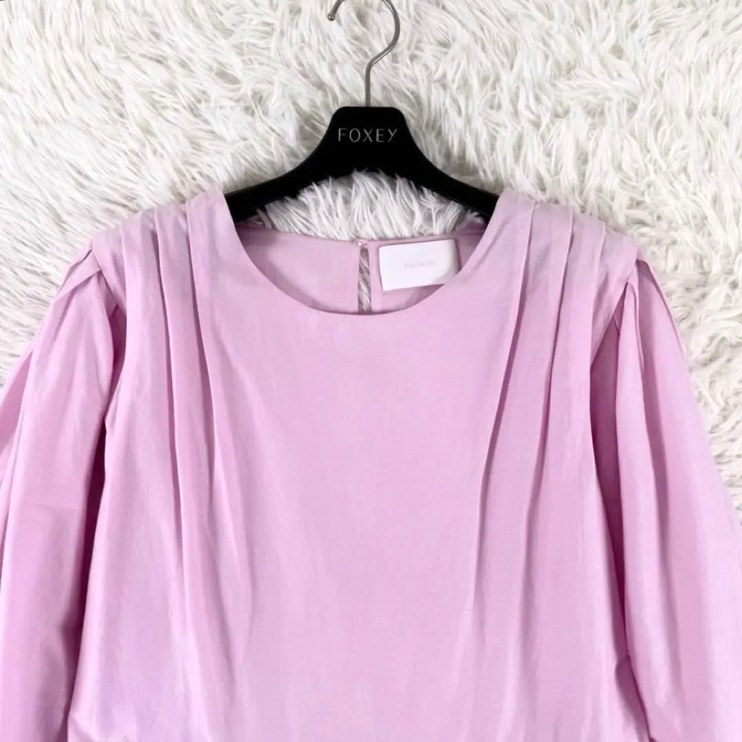 マーレット ARBOR ティアード ワンピース ピマコットン ピンク XS