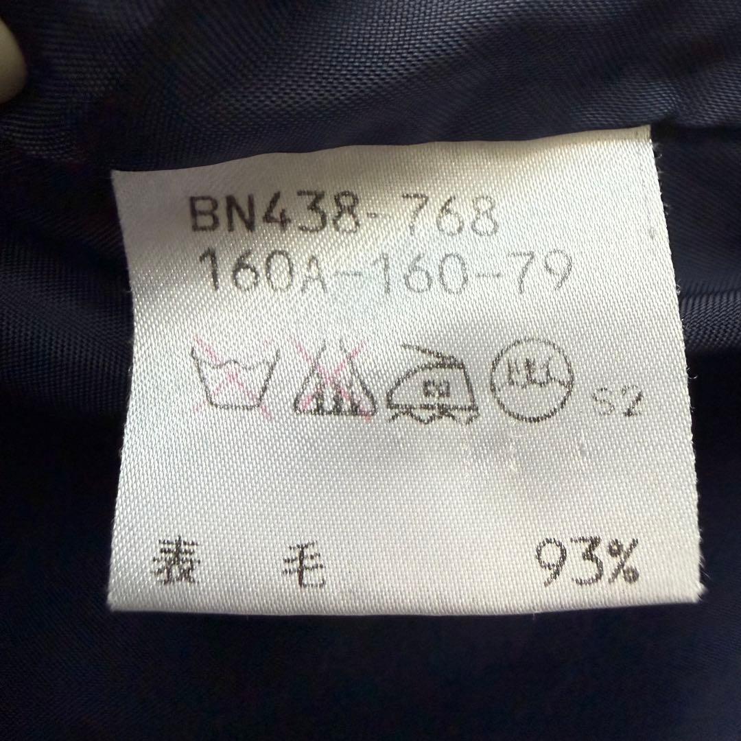 美品☆BURBERRY バーバリー フーデットコート ノバチェック ネイビー