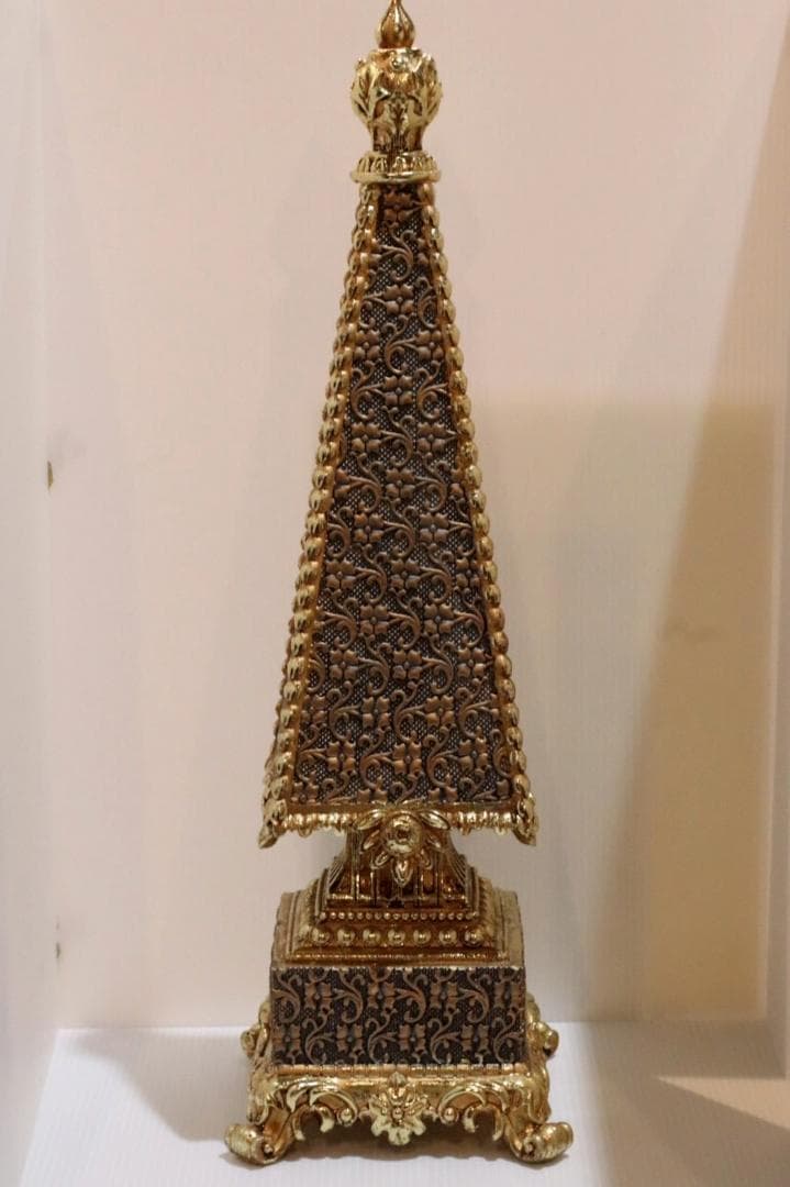 ツリーオブジェ　ブルーゴールド