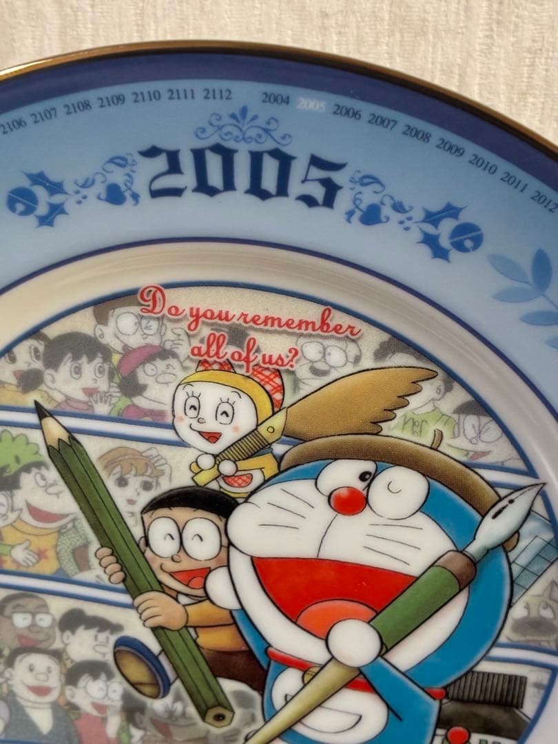 ドラえもん イヤープレート 2005年 35周年 お皿　限定　レア　コレクション