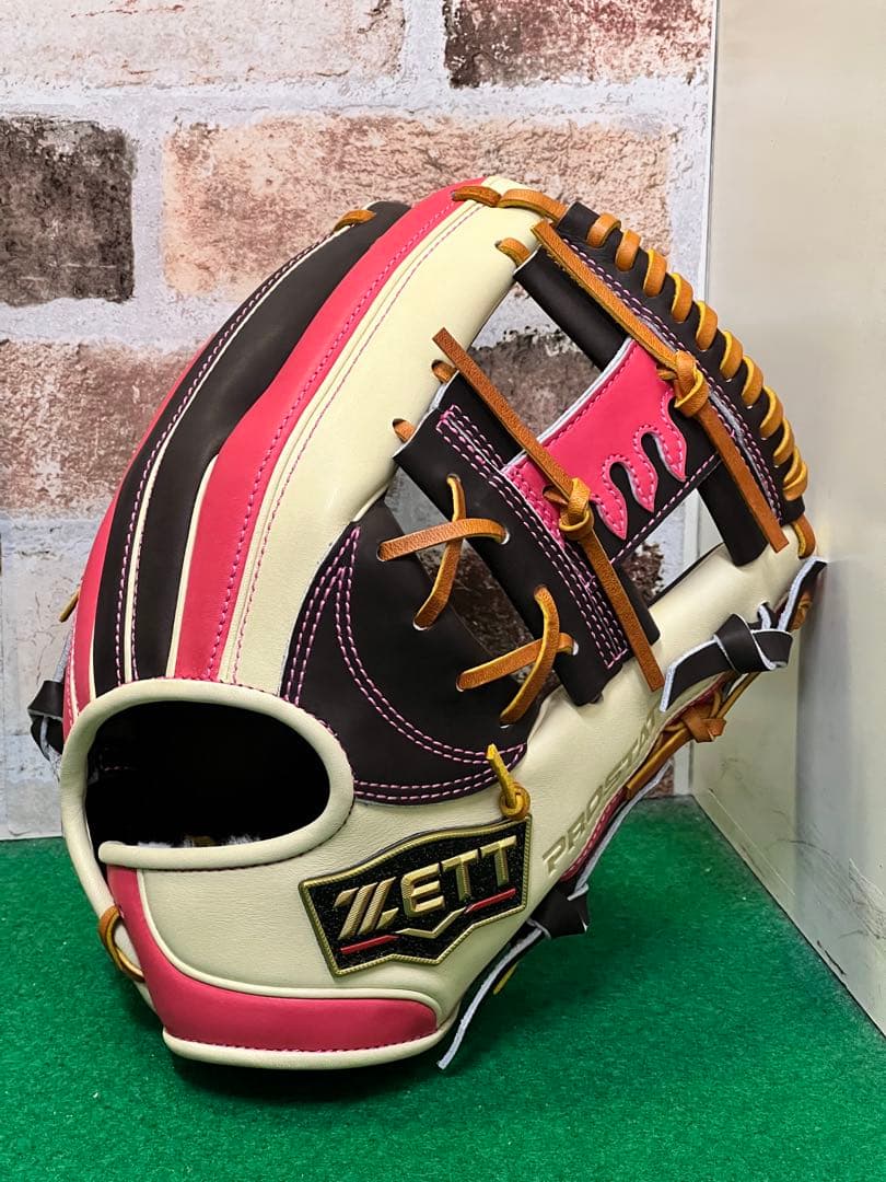 ⚠️スペシャルオーダー⚠️ゼット 軟式用 オーダーグローブ 内野手用 今宮モデル