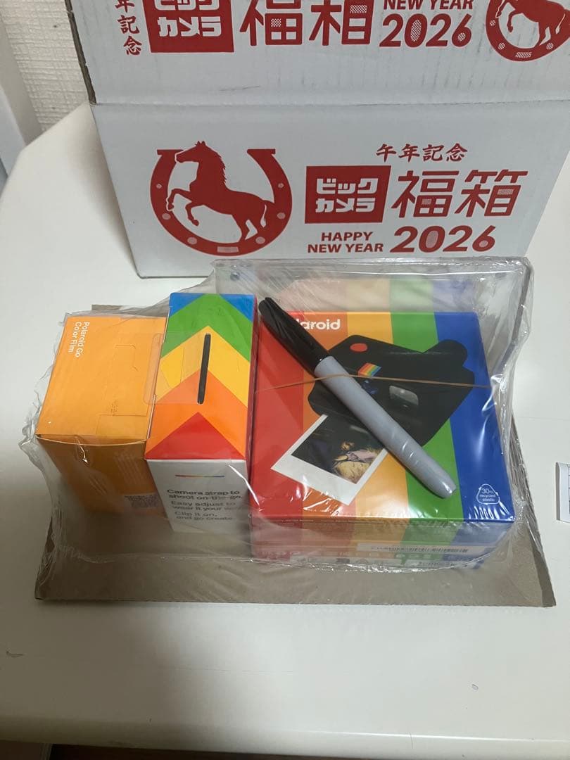 抜けなし　ビックカメラ福箱　2026 インスタントカメラ　ポラロイド