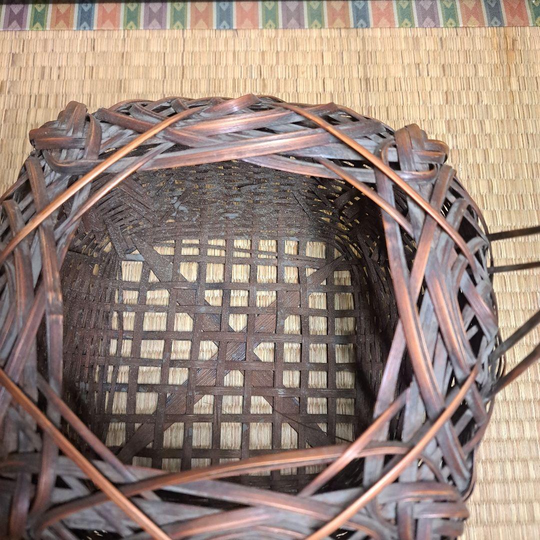 花篭 花入 　茶道具　 華道具　竹籠 花籠 花籃　　　 B3