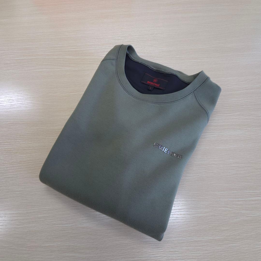 skpさん専用 BRIEFING WARM 3D LOGO CREW NECK