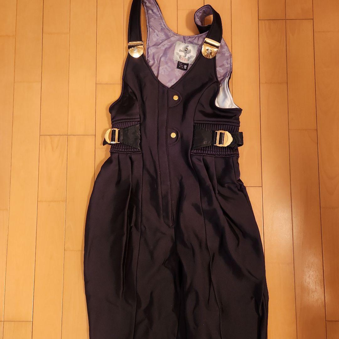 デサントレディーズスキーウエア　フード付　ツナギ　レッグカバー　グローブ