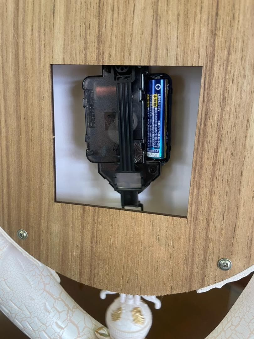 ロココ　振り子時計　置き時計　時計　クロック　姫　バラ　ピンク　アンティーク