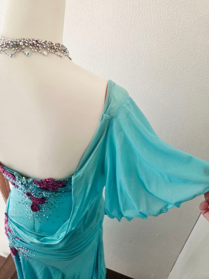 Chacott チャコット 凛舞 英国製 豪華ラテンドレス 社交ダンス ルンバ