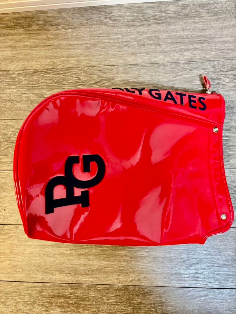 PEARLY GATES／エナメル キャディバッグ美品【国内正規品】