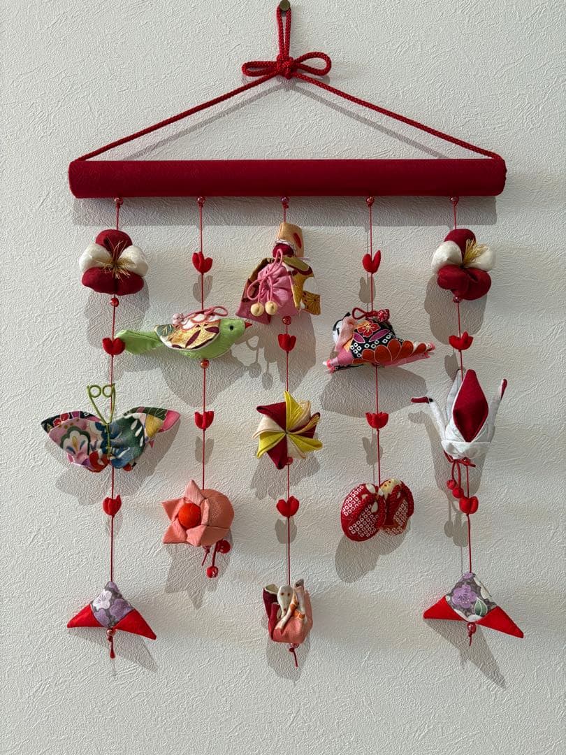 可愛いつるし雛　No.168 壁掛けタイプ・ひな祭り・桃の節句・おひなさま