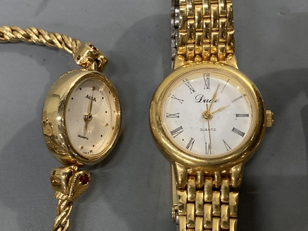 時計まとめ 約10点 SEIKO サンローラン等 ゴールド系
