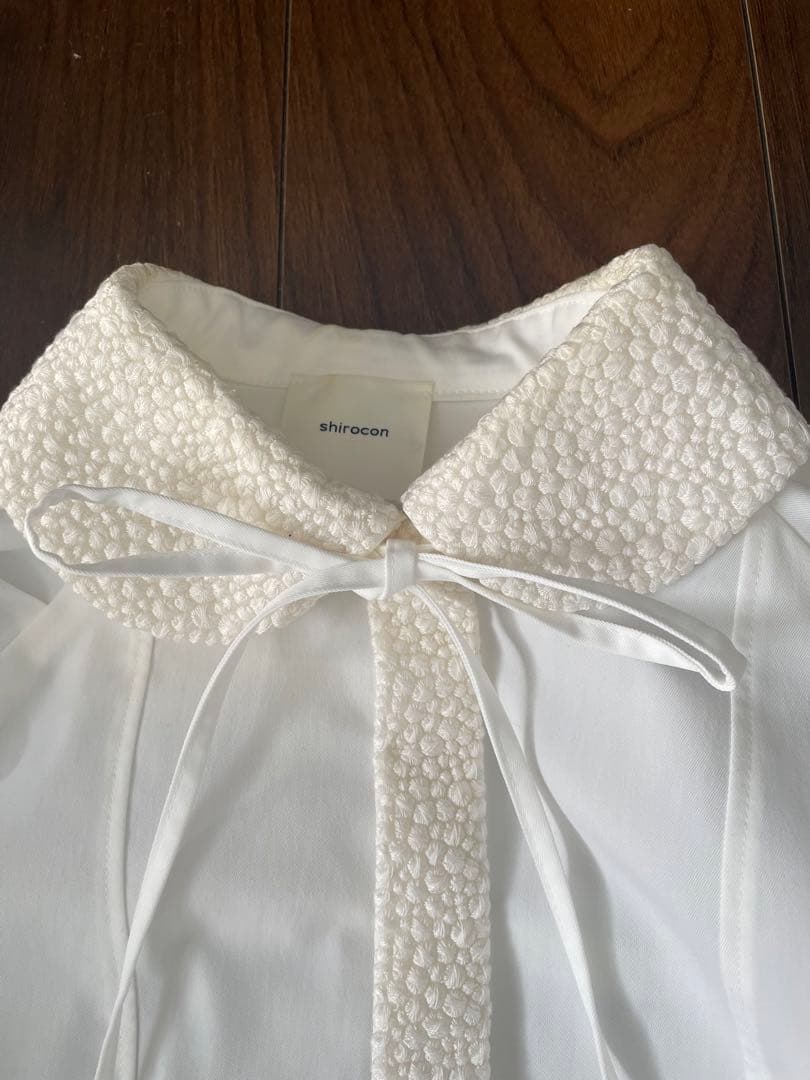 カカオ豆ヨリshirocon konpeitoブラウス 34 2022AW
