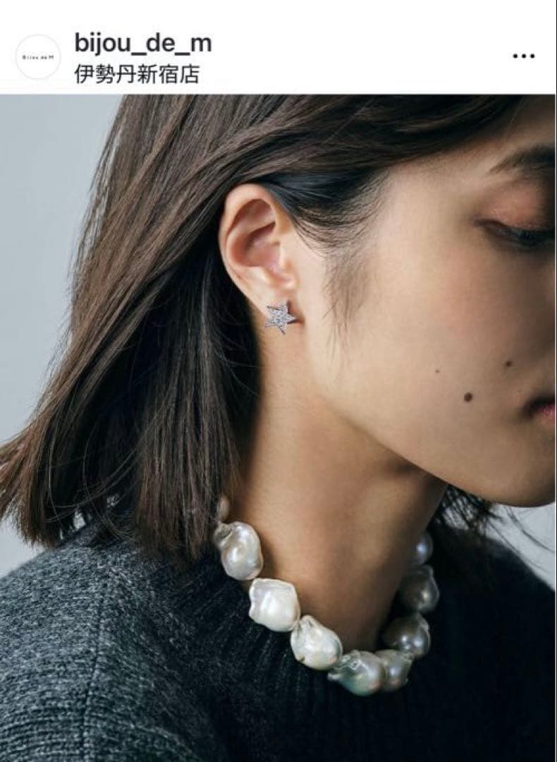 Bijou de M ビジュードエム　星ピアスWG