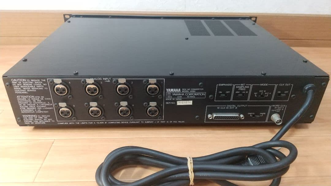【希少】YAMAHA AD8X A/Dコンバーター 8chマイクプリアンプ