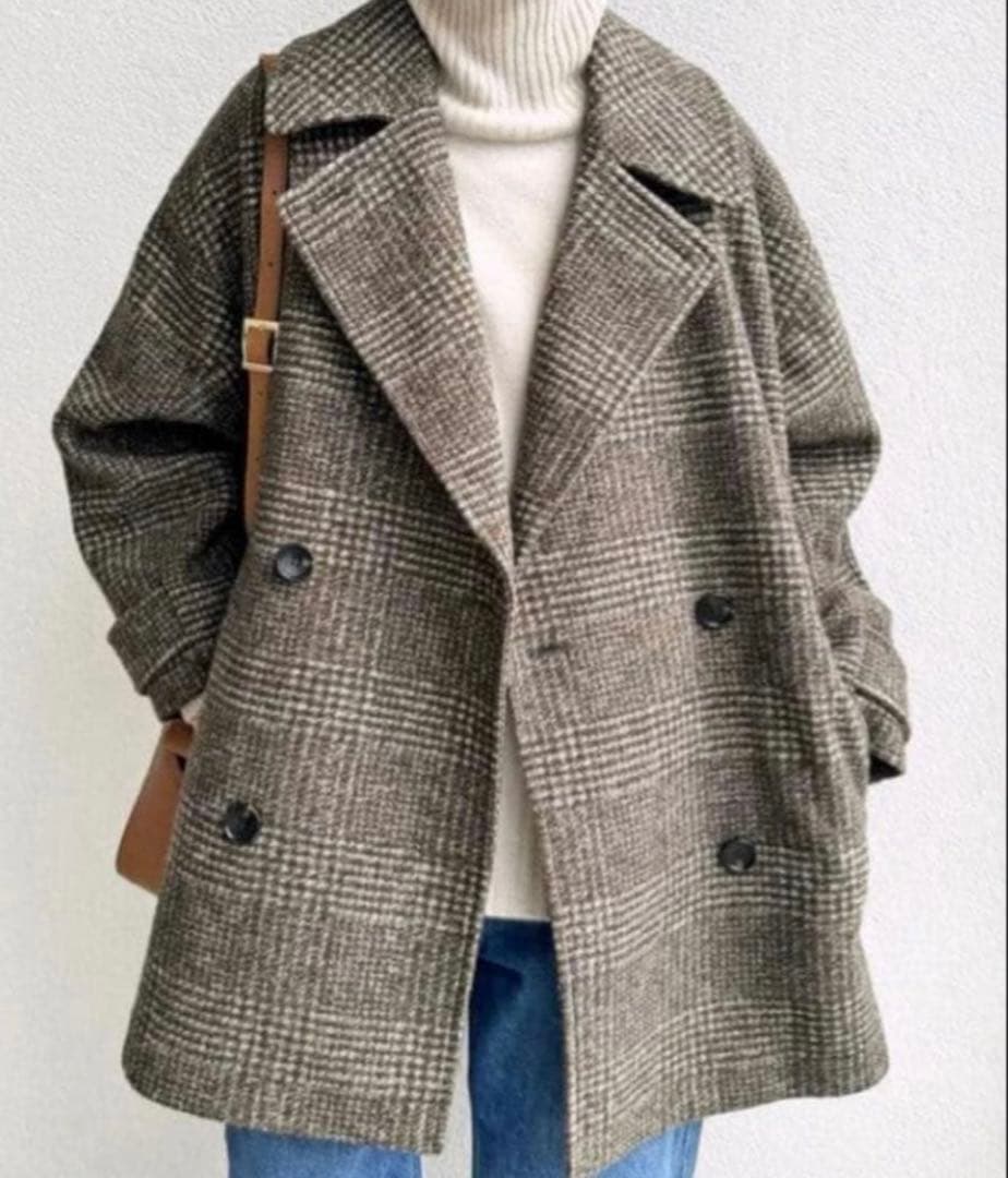 ミドル丈　ウールコート　スピックアンドスパン