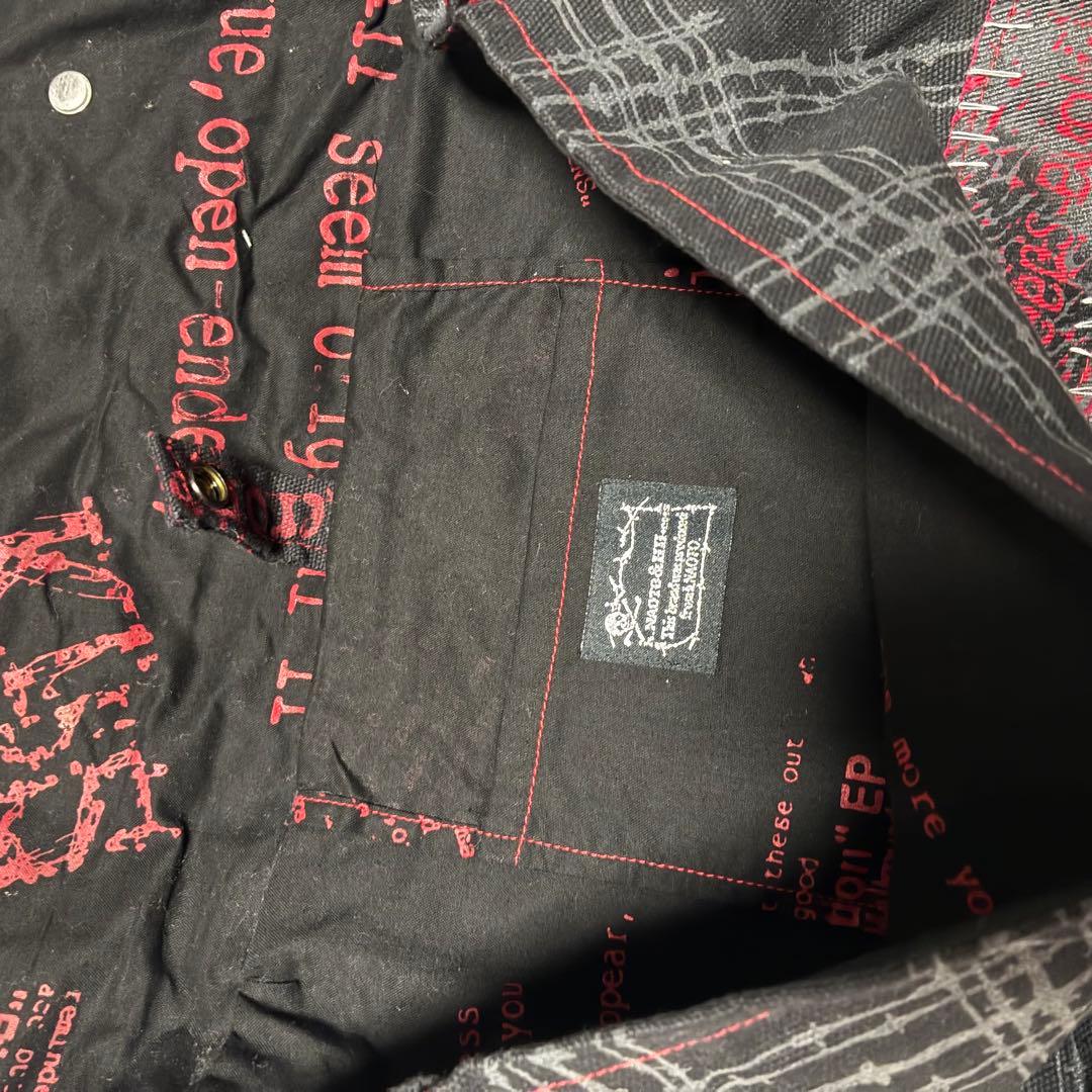 専用h.NAOTO パンク　ロック　ショルダーバッグ　赤　黒　レッド　ブラ