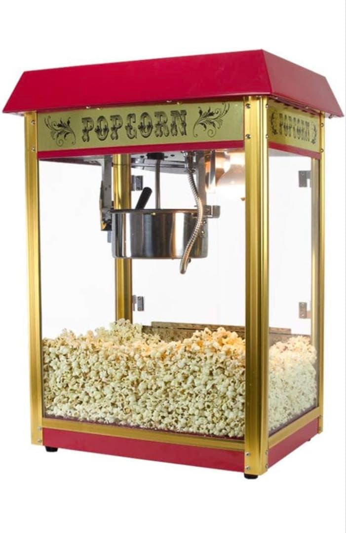 eモンズ ポップコーンメーカー 赤/金