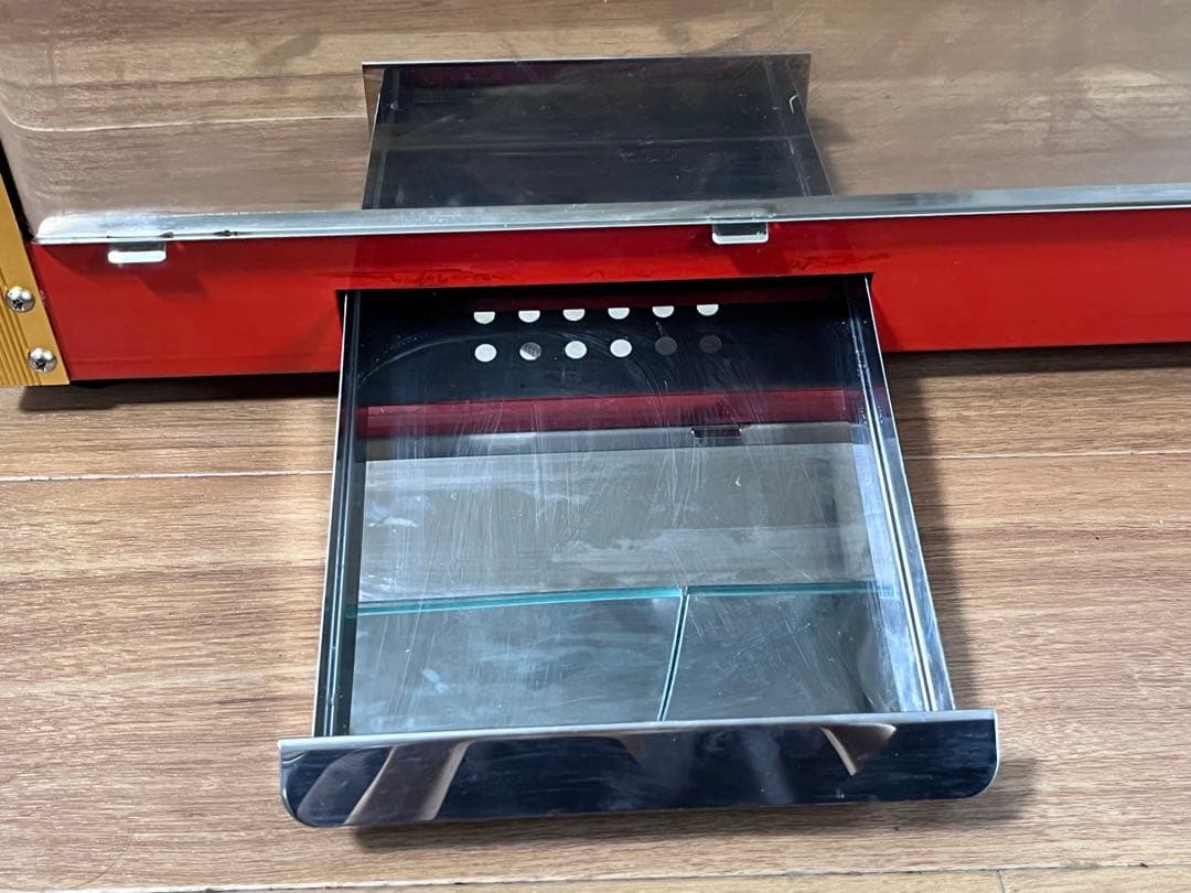 eモンズ ポップコーンメーカー 赤/金