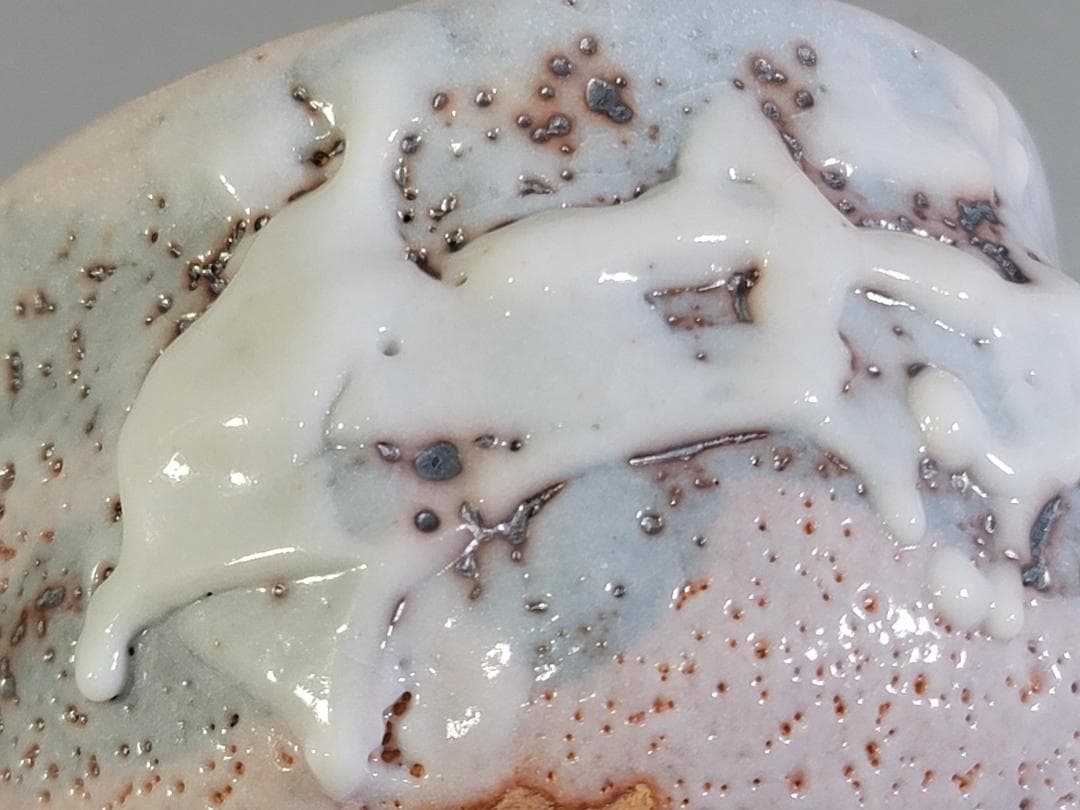 茶道具 志野茶碗 作家物 共箱 未使用 DT477