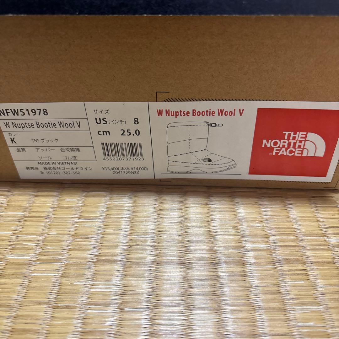 THE NORTH FACE ヌプシ　スノーブーツ ウール　25センチ